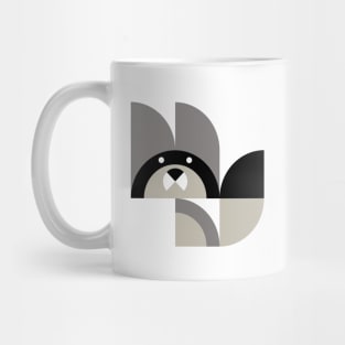 Quadrant Raccoon Mug